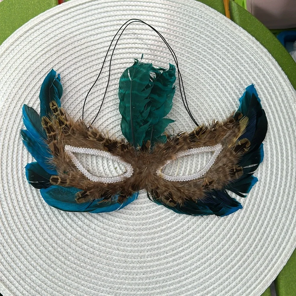 Feathered Masquerade Mask